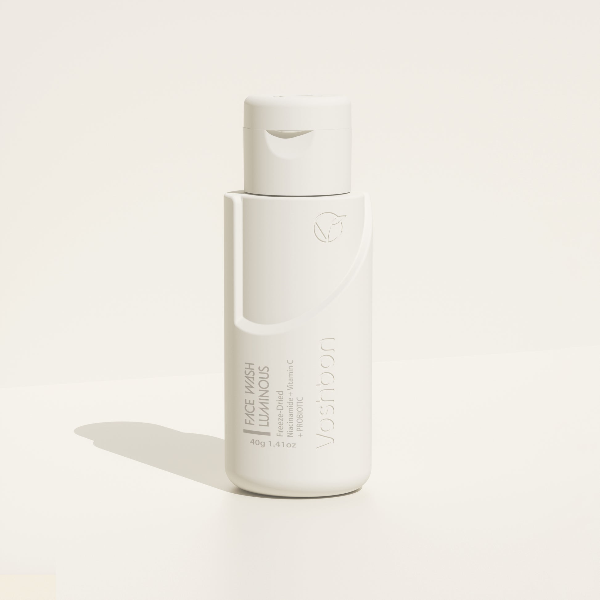 luminous freeze-dried facial cleanser packaging radiant skin brightening cleanser