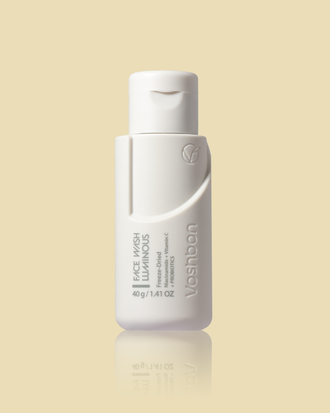 luminous freeze-dried facial cleanser bottle brightening waterless face wash