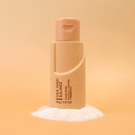 balance granule facial cleanser texture bottle minimal skincare product image