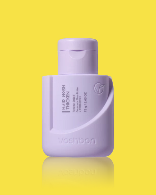 thicken freeze-dried hair wash bottle volumizing waterless shampoo